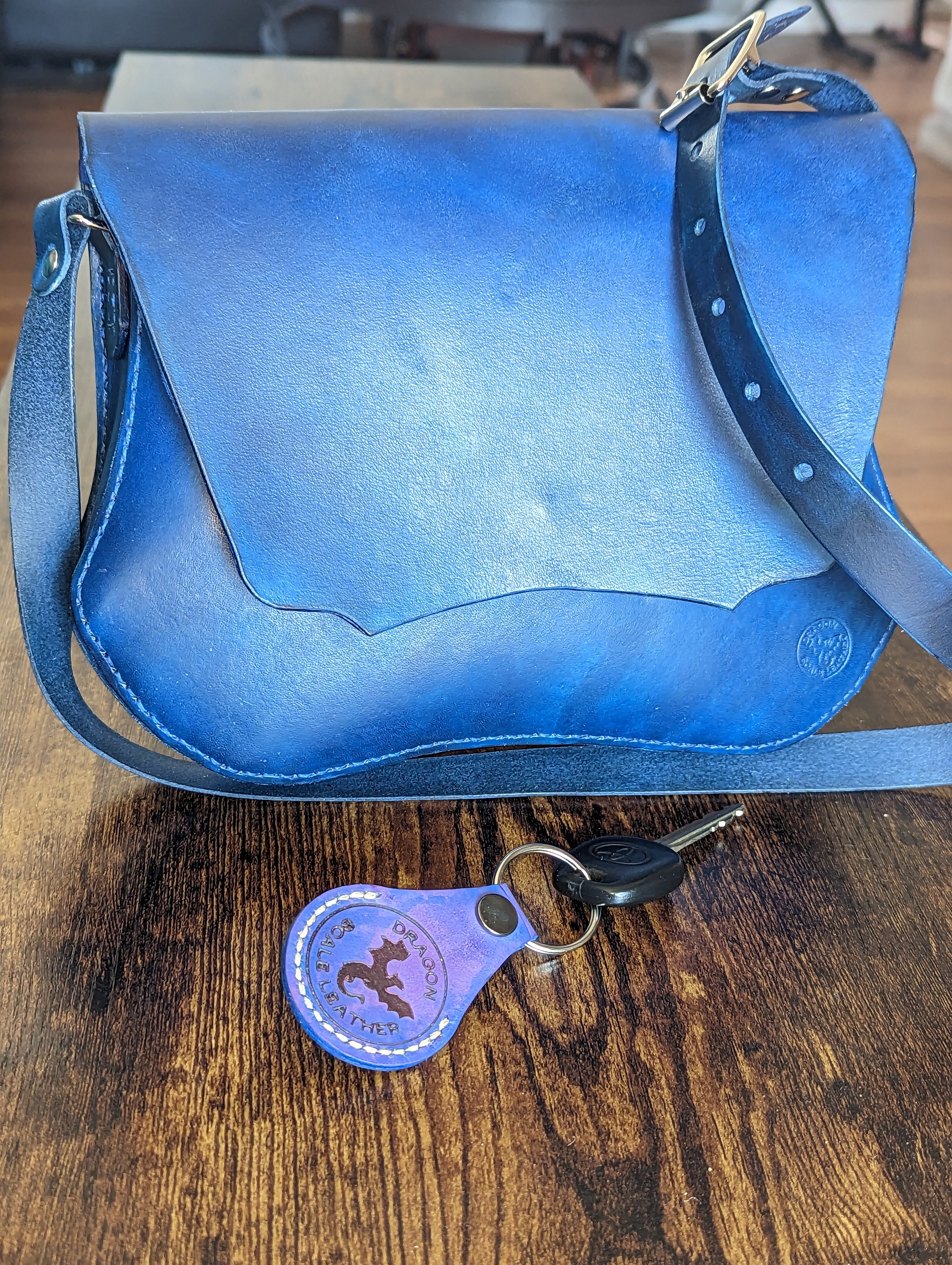 Leather dragon purse online